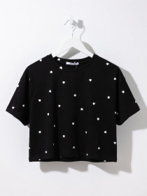 Футболка жіноча Чорний ANDIN модель 710900 Футболка жіноча Чорний ANDIN модель 710900 Фото