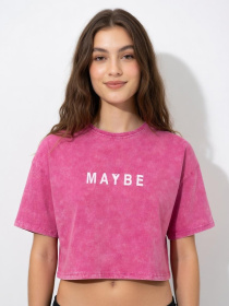 Футболка женская Малиновый LUMO модель 719410 Фото