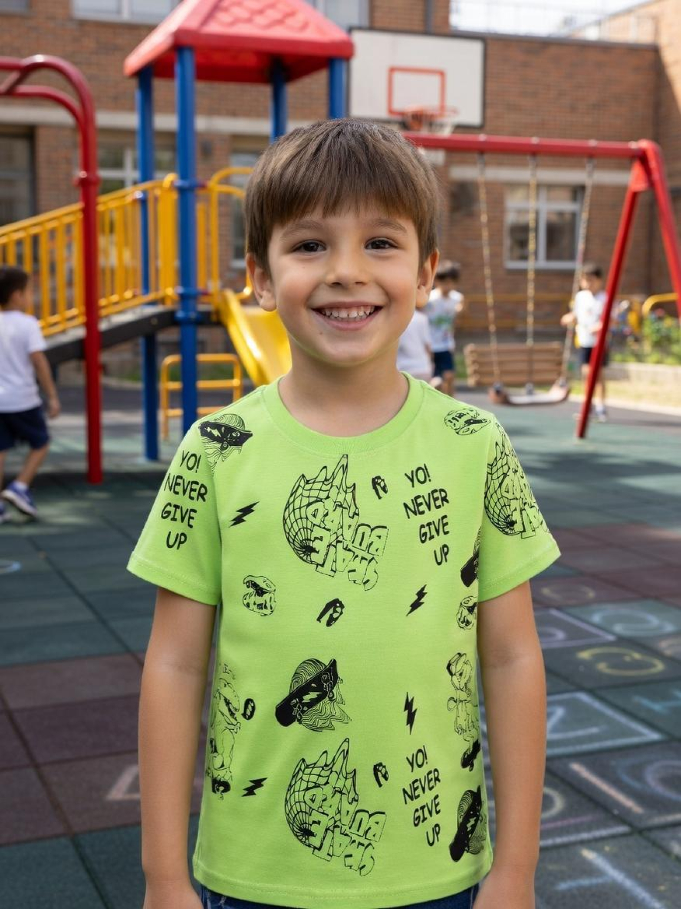 Футболка для хлопчика Салатовий STREAM модель 712680 Фото