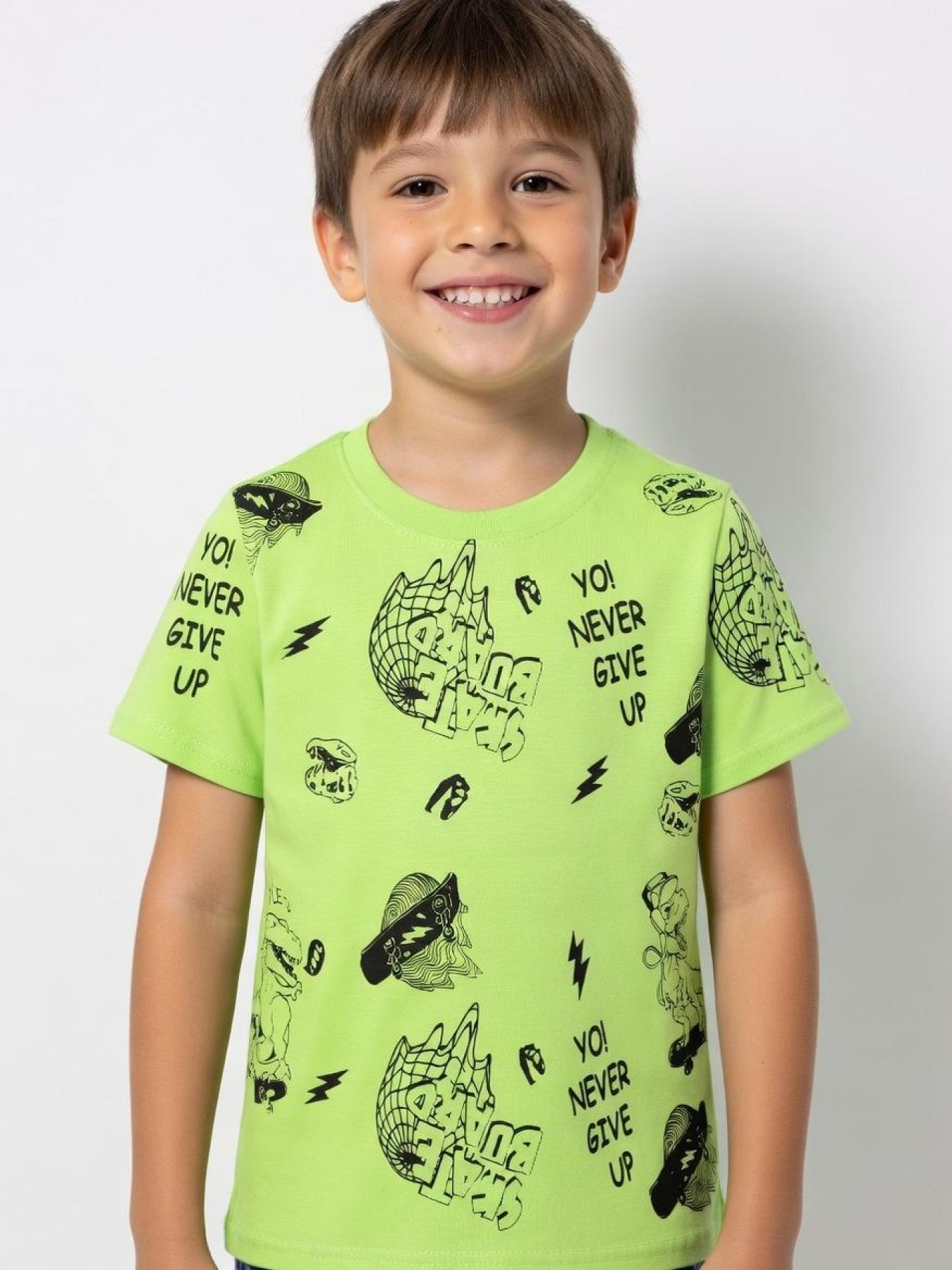 Футболка для хлопчика Салатовий STREAM модель 712680 Фото