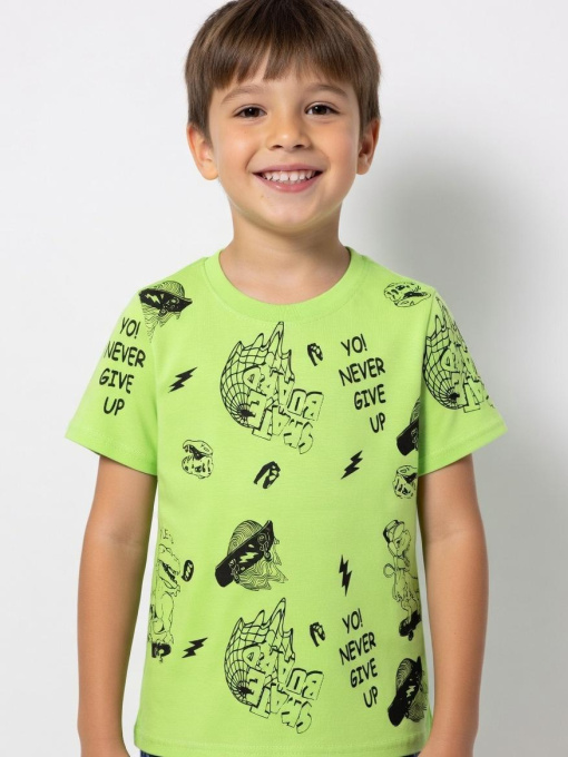 Футболка для хлопчика Салатовий STREAM модель 712680 Фото