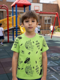 Футболка для хлопчика Салатовий STREAM модель 712680 Футболка для хлопчика Салатовий STREAM модель 712680 Фото