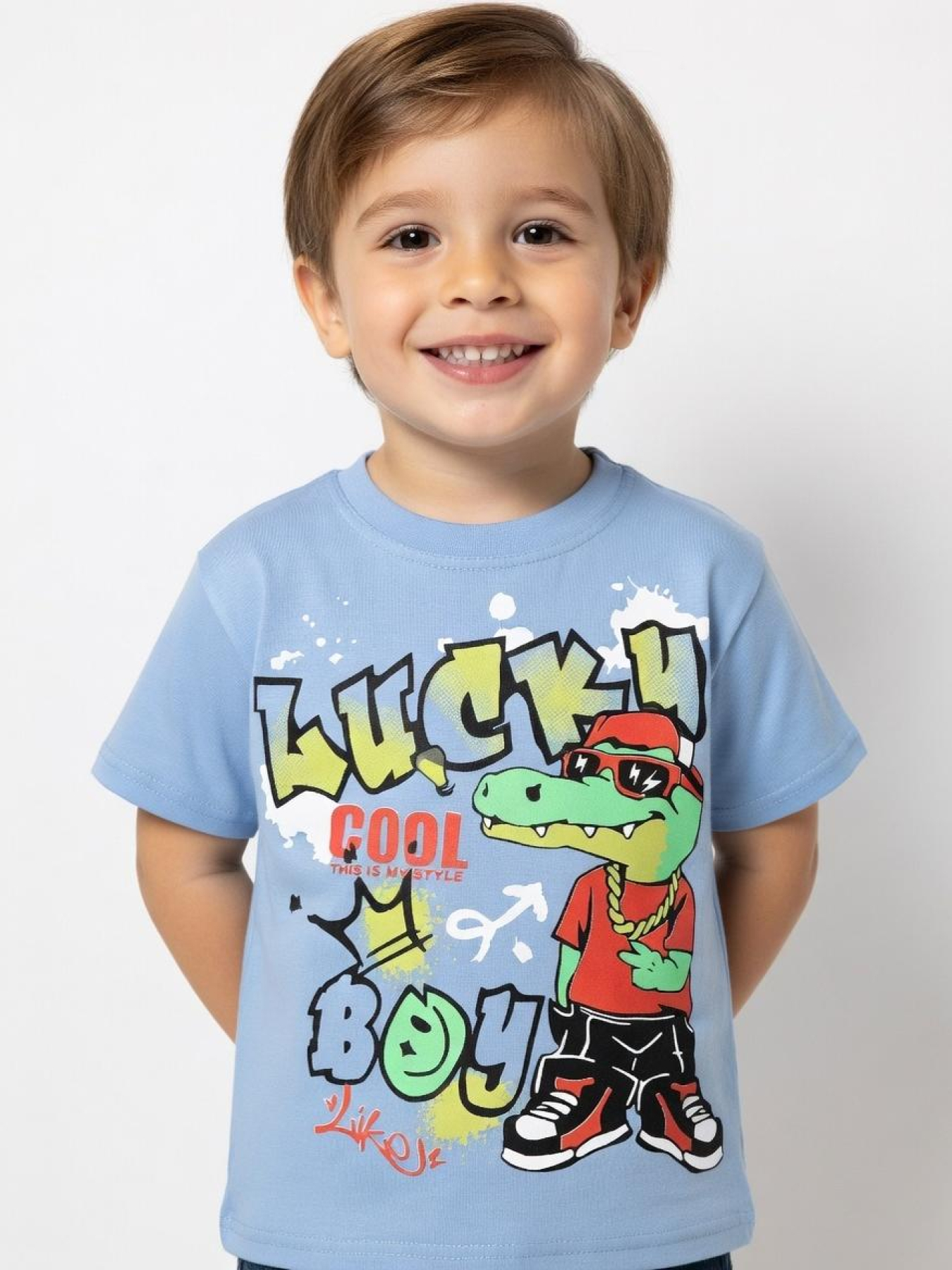 Футболка для мальчика Синий STREAM модель 713792 Фото