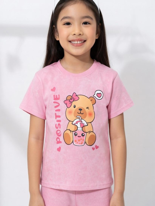 Футболка для дівчинки Рожевий STREAM модель 724418 Фото