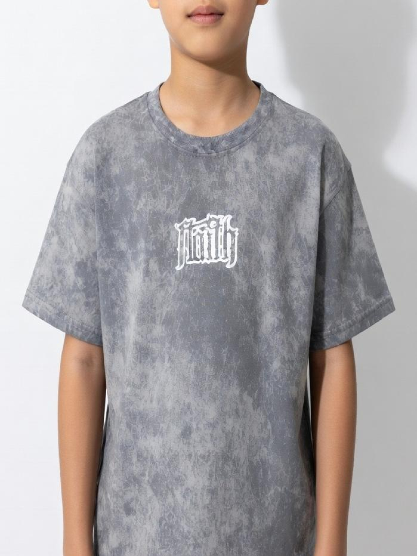 Футболка для хлопчика підлітка Світло-сірий STREAM модель 724424 Фото