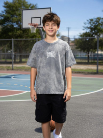 Футболка для хлопчика підлітка Світло-сірий STREAM модель 724424 Фото