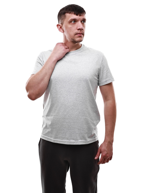 Футболка мужская Светло-серый LUMO модель 692325 Фото