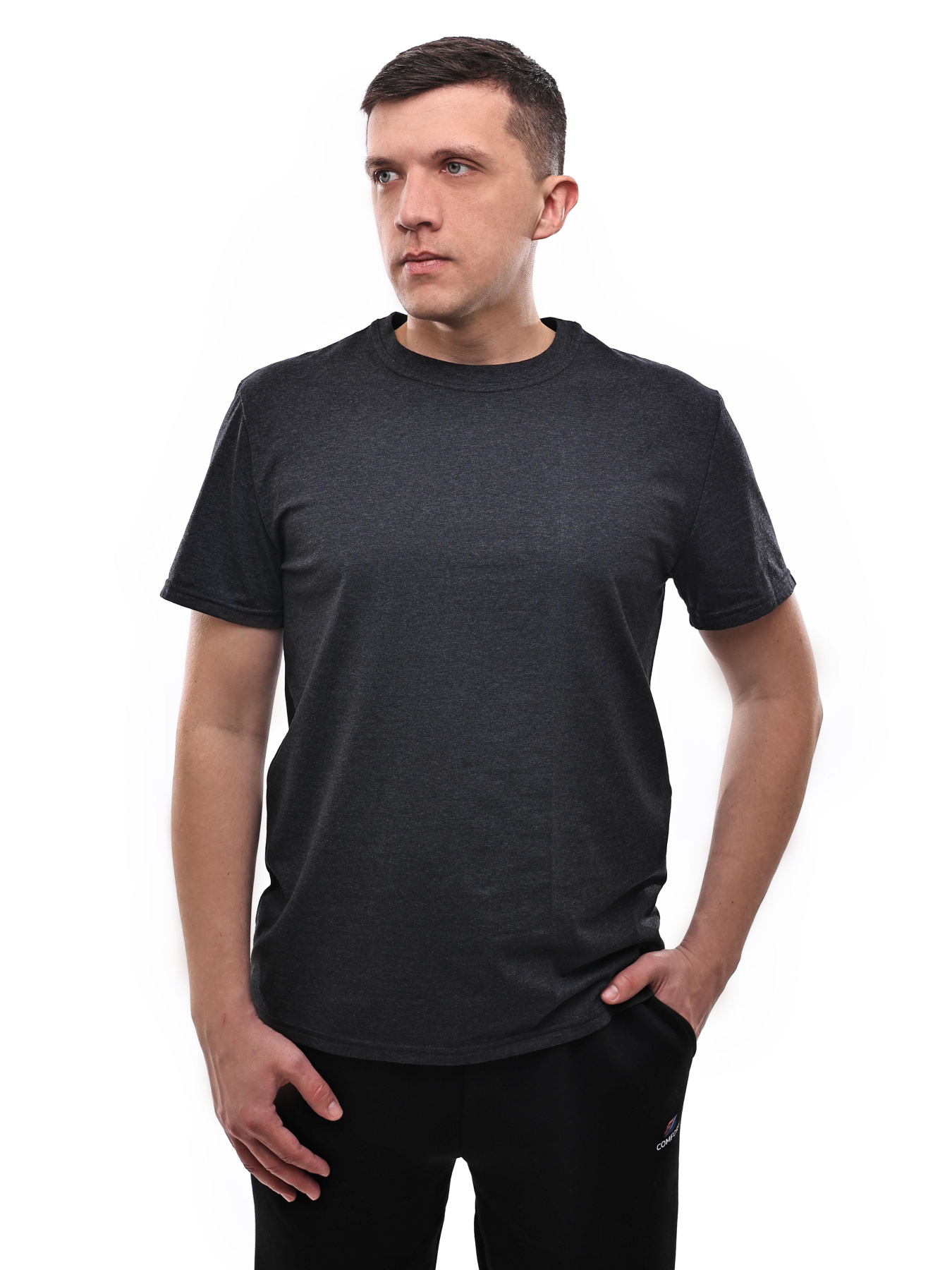 Футболка чоловіча Темно-сірий STREAM модель 701551 Фото