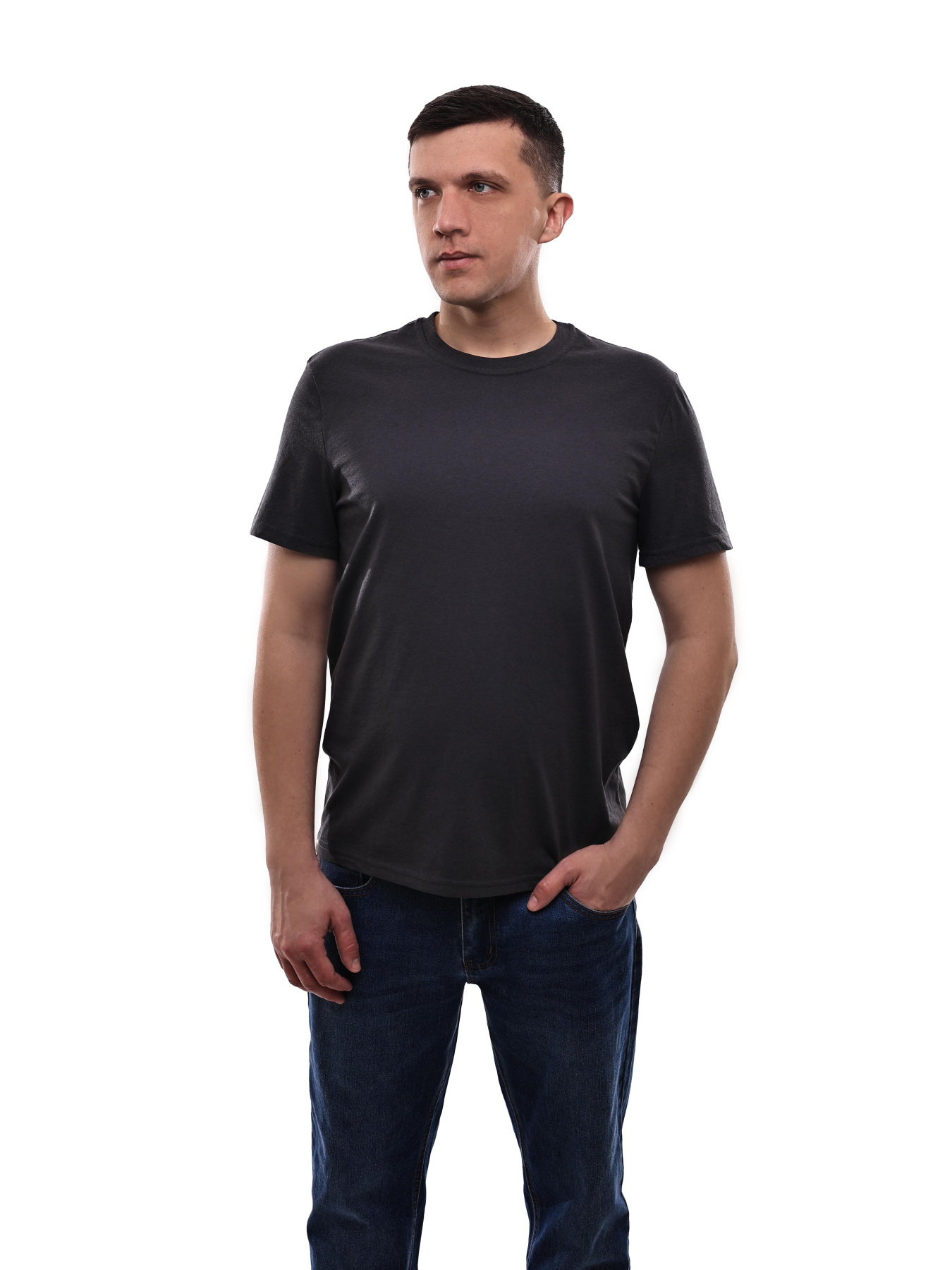 Футболка чоловіча Темно-сірий STREAM модель 701590 Фото