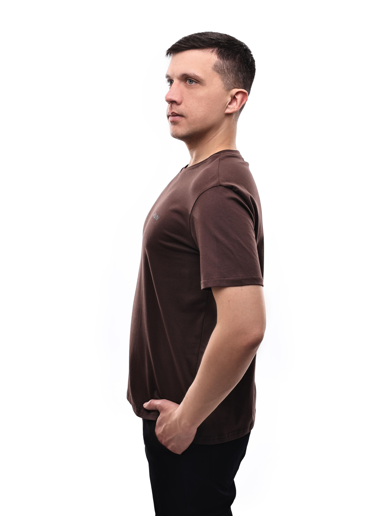 Футболка мужская Тёмно-коричневый STREAM модель 706118 Фото