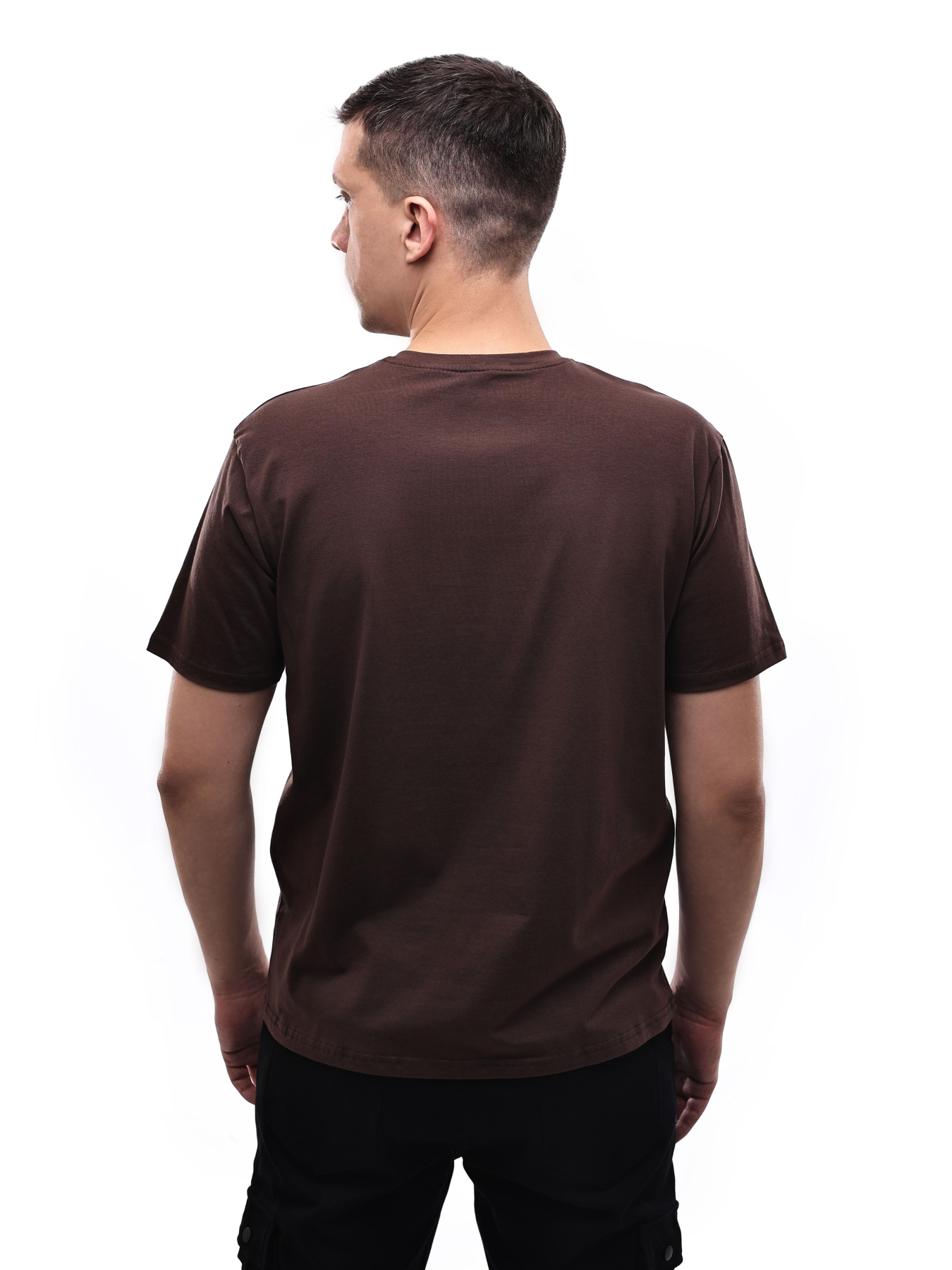 Футболка мужская Тёмно-коричневый STREAM модель 706118 Фото