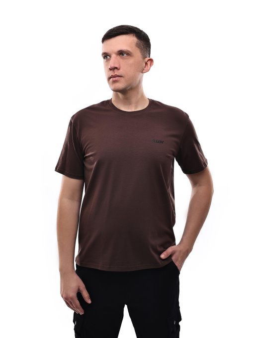 Футболка мужская Тёмно-коричневый STREAM модель 706118 Фото