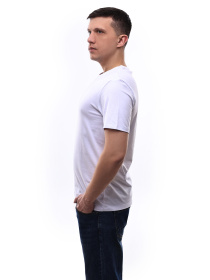 Футболка чоловіча Білий BEKI модель 714413 Фото