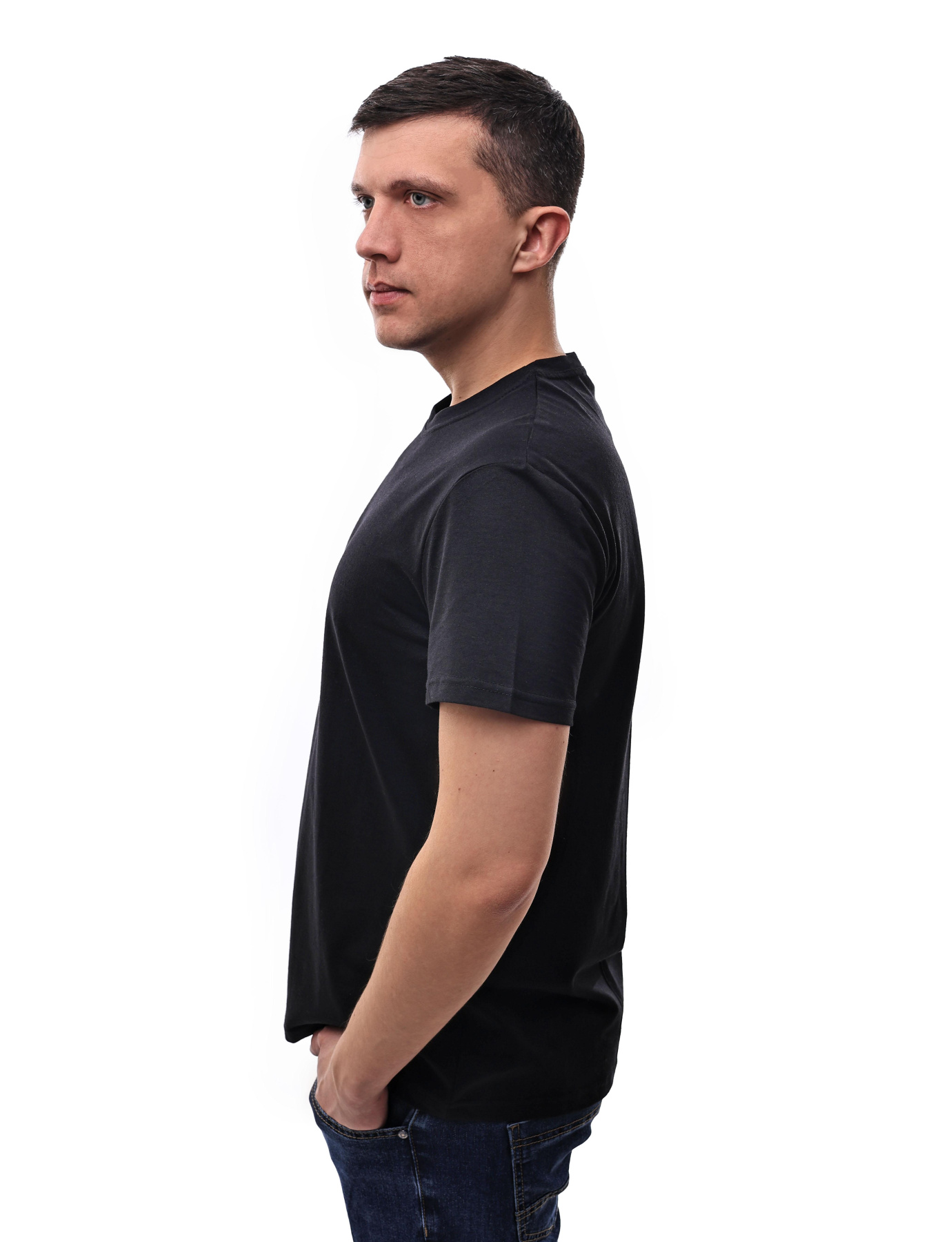 Футболка мужская Чёрный STREAM модель 701583 Фото