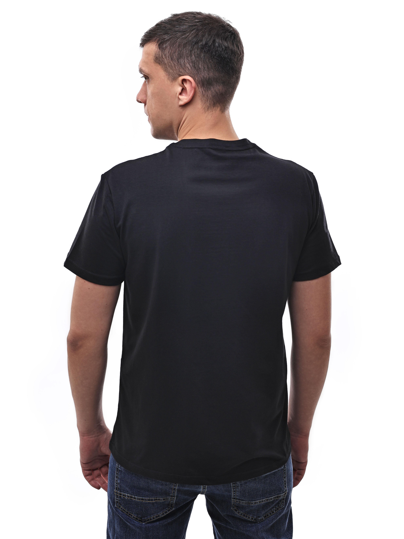 Футболка мужская Чёрный STREAM модель 701583 Фото