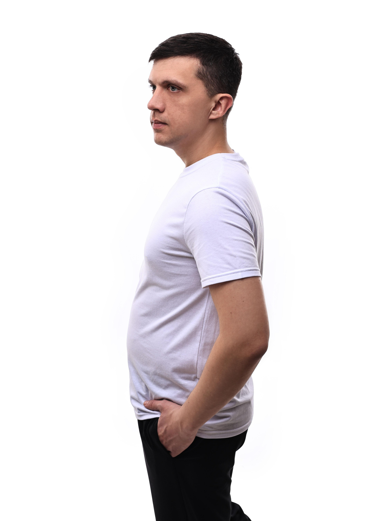 Футболка чоловіча Білий STREAM модель 701585 Фото