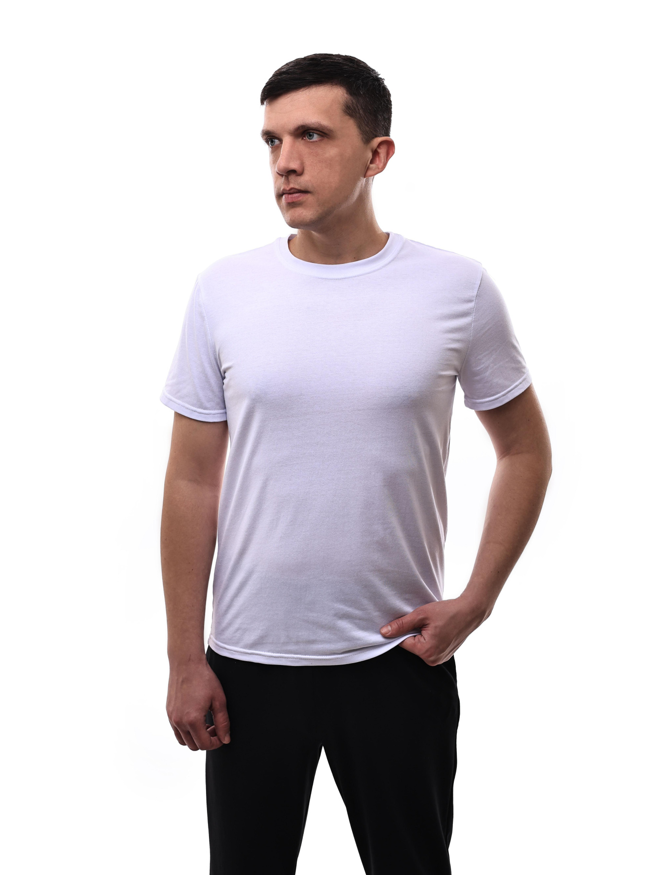 Футболка чоловіча Білий STREAM модель 701585 Фото