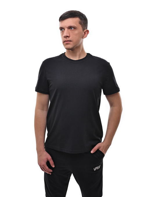 Футболка мужская Чёрный LUMO модель 701649 Фото