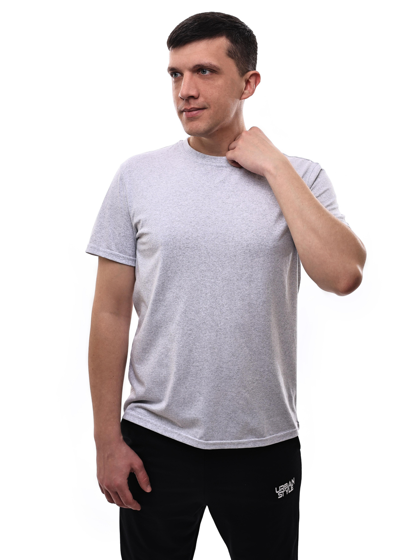 Футболка мужская Светло-серый LUMO модель 701651 Фото