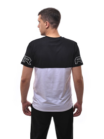 Футболка мужская Белый/чёрный STREAM модель 701814 Футболка мужская Белый/чёрный STREAM модель 701814 Фото