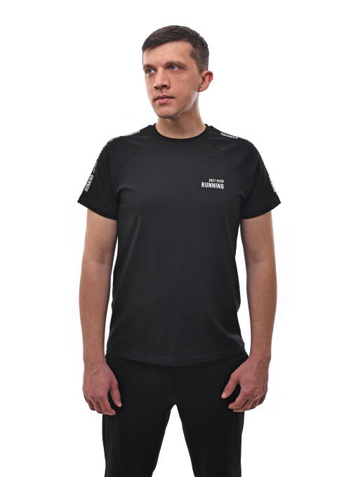 Футболка мужская Белый/чёрный STREAM модель 701886 Фото