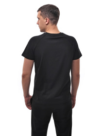 Футболка мужская Белый/чёрный STREAM модель 701886 Фото