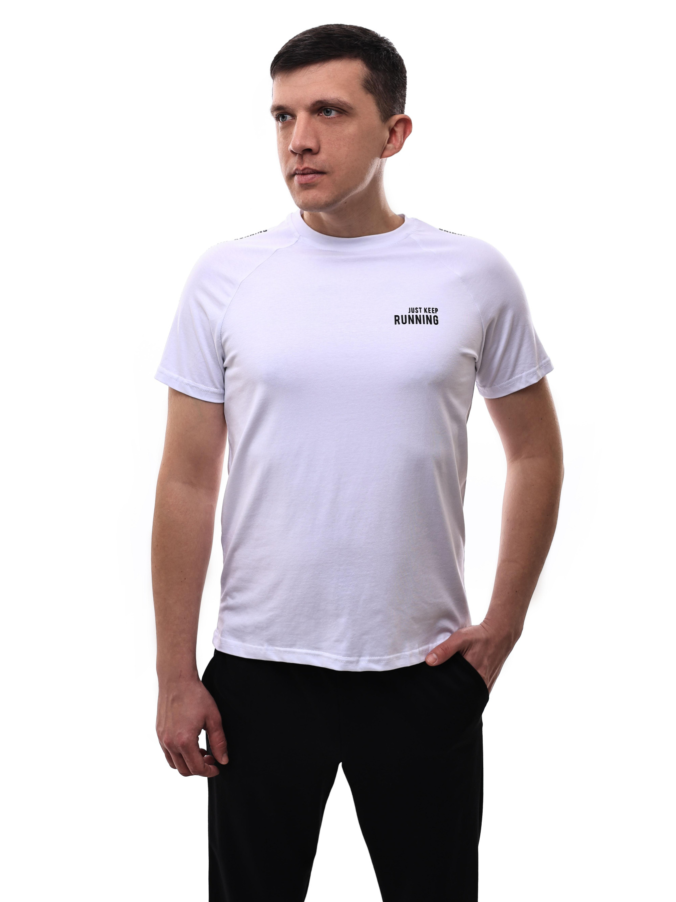 Футболка чоловіча Білий STREAM модель 701889 Фото