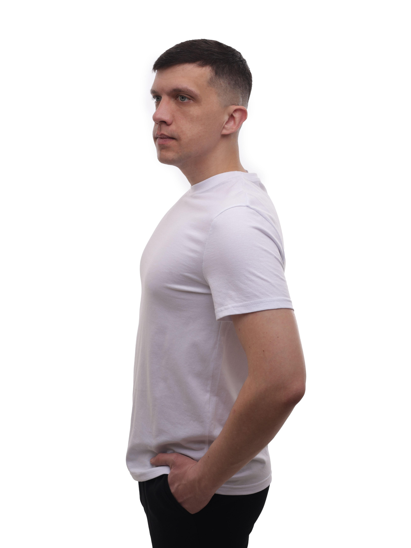 Футболка мужская Белый STREAM модель 701559 Фото