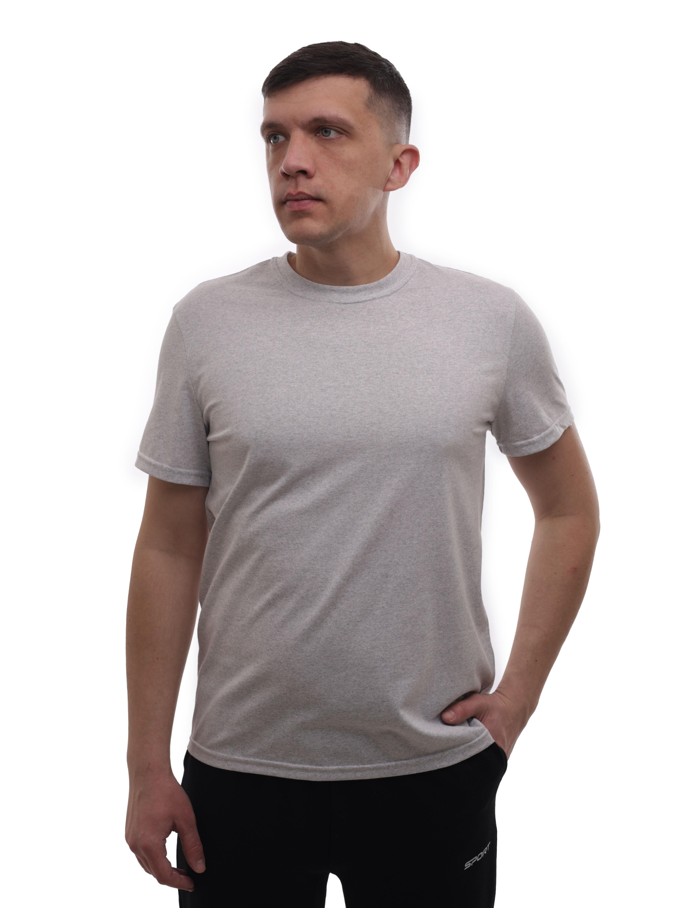 Футболка чоловіча Світло-сірий STREAM модель 701561 Фото