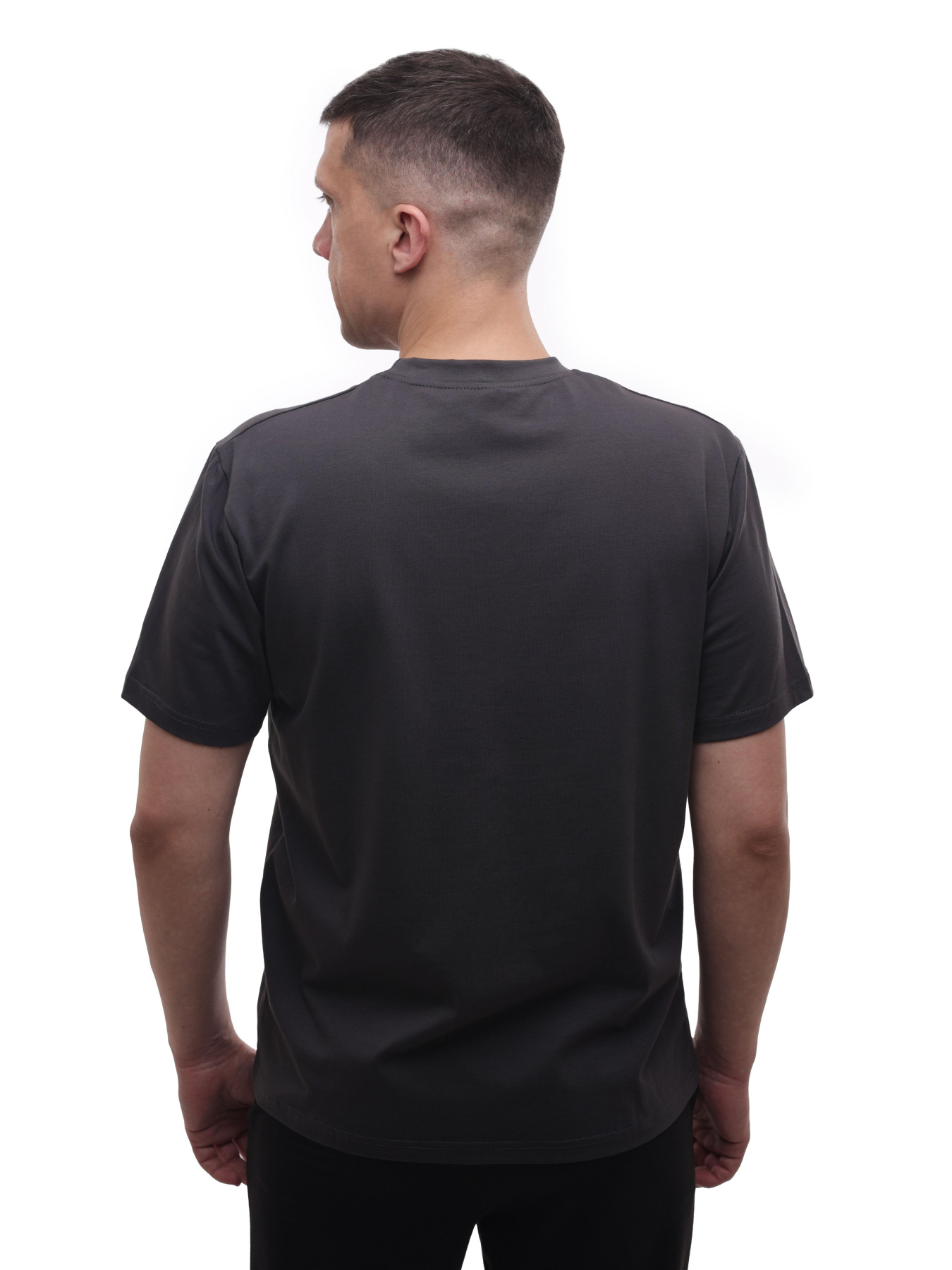 Футболка чоловіча Темно-сірий STREAM модель 702719 Фото