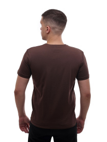 Футболка мужская Тёмно-коричневый STREAM модель 704204 Футболка мужская Тёмно-коричневый STREAM модель 704204 Фото