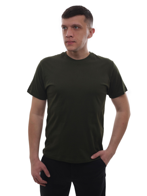 Футболка мужская Хаки BEKI модель 718119 Фото