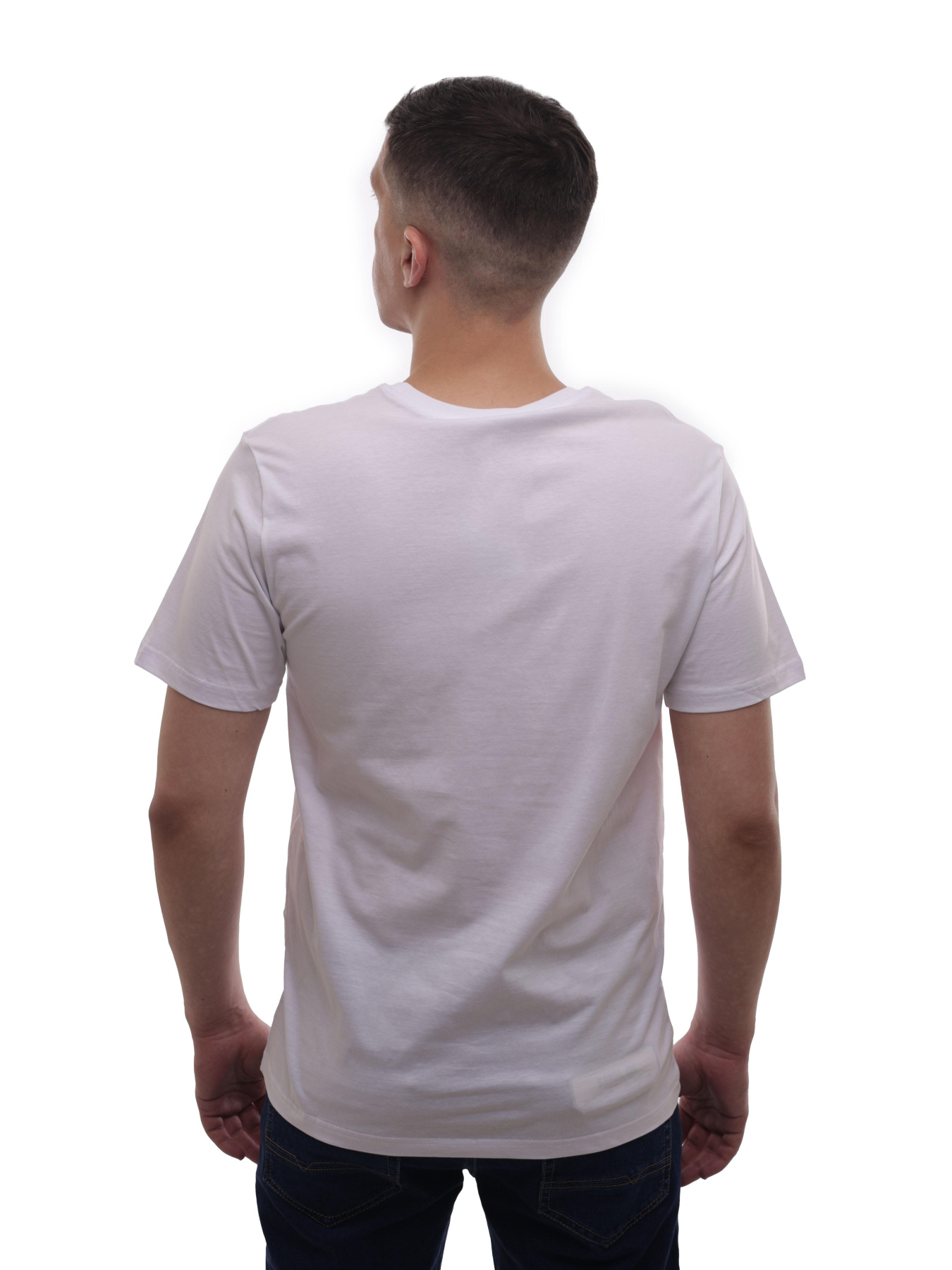 Футболка чоловіча Білий BEKI модель 718121 Фото