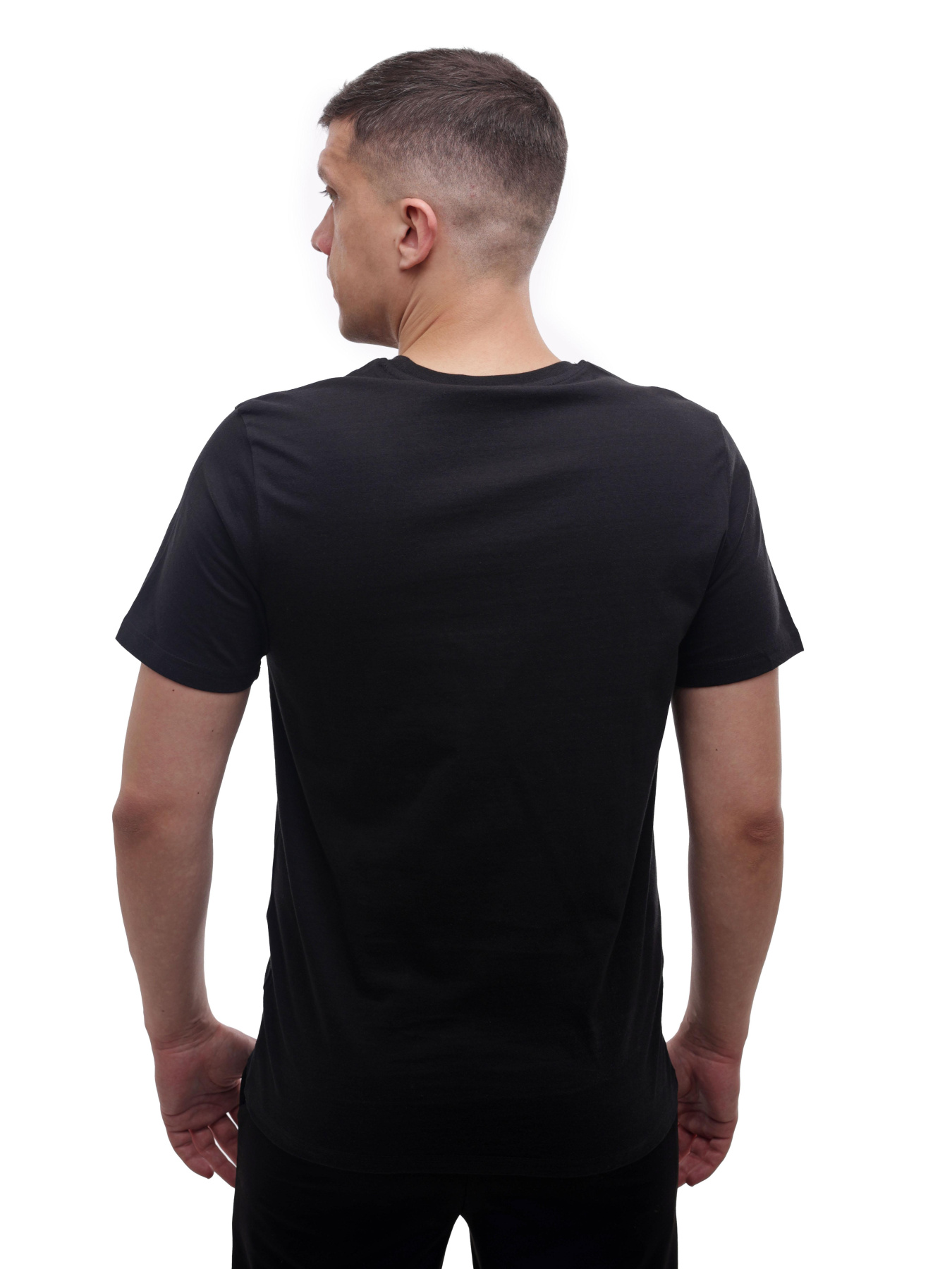 Футболка чоловіча Чорний BEKI модель 718123 Фото