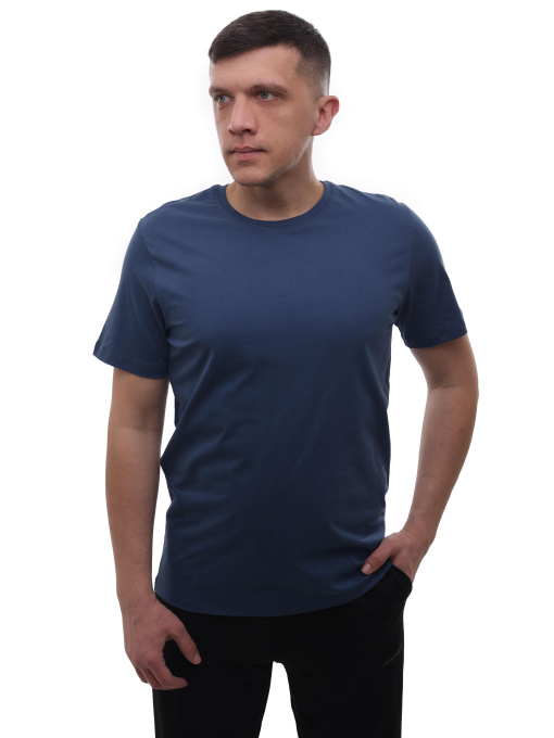 Футболка мужская Синий BEKI модель 718132 Фото