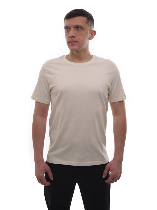 Футболка мужская Бежевый BEKI модель 718134 Фото