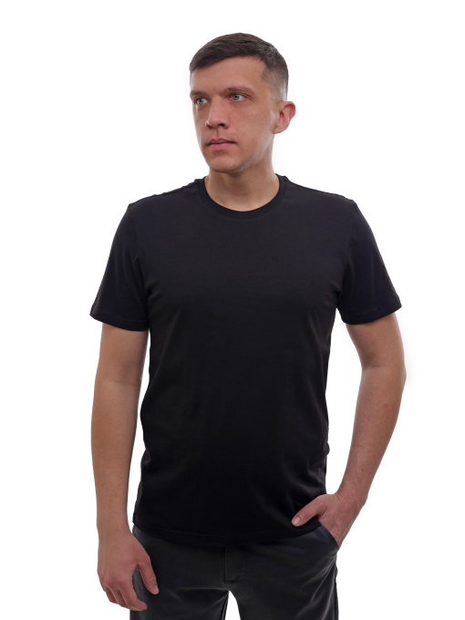 Футболка мужская Тёмно-серый BEKI модель 718137 Фото