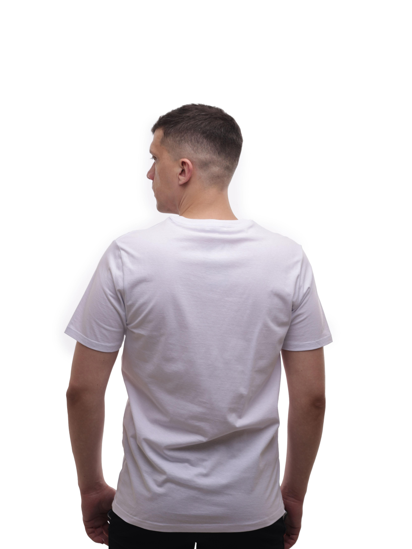 Футболка чоловіча Білий BEKI модель 718145 Фото