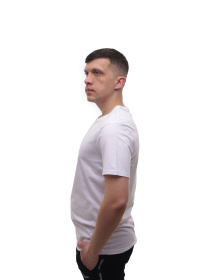 Футболка чоловіча Білий BEKI модель 718145 Фото