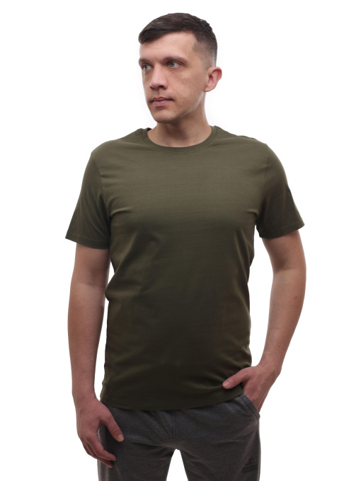 Футболка мужская Хаки BEKI модель 718149 Фото
