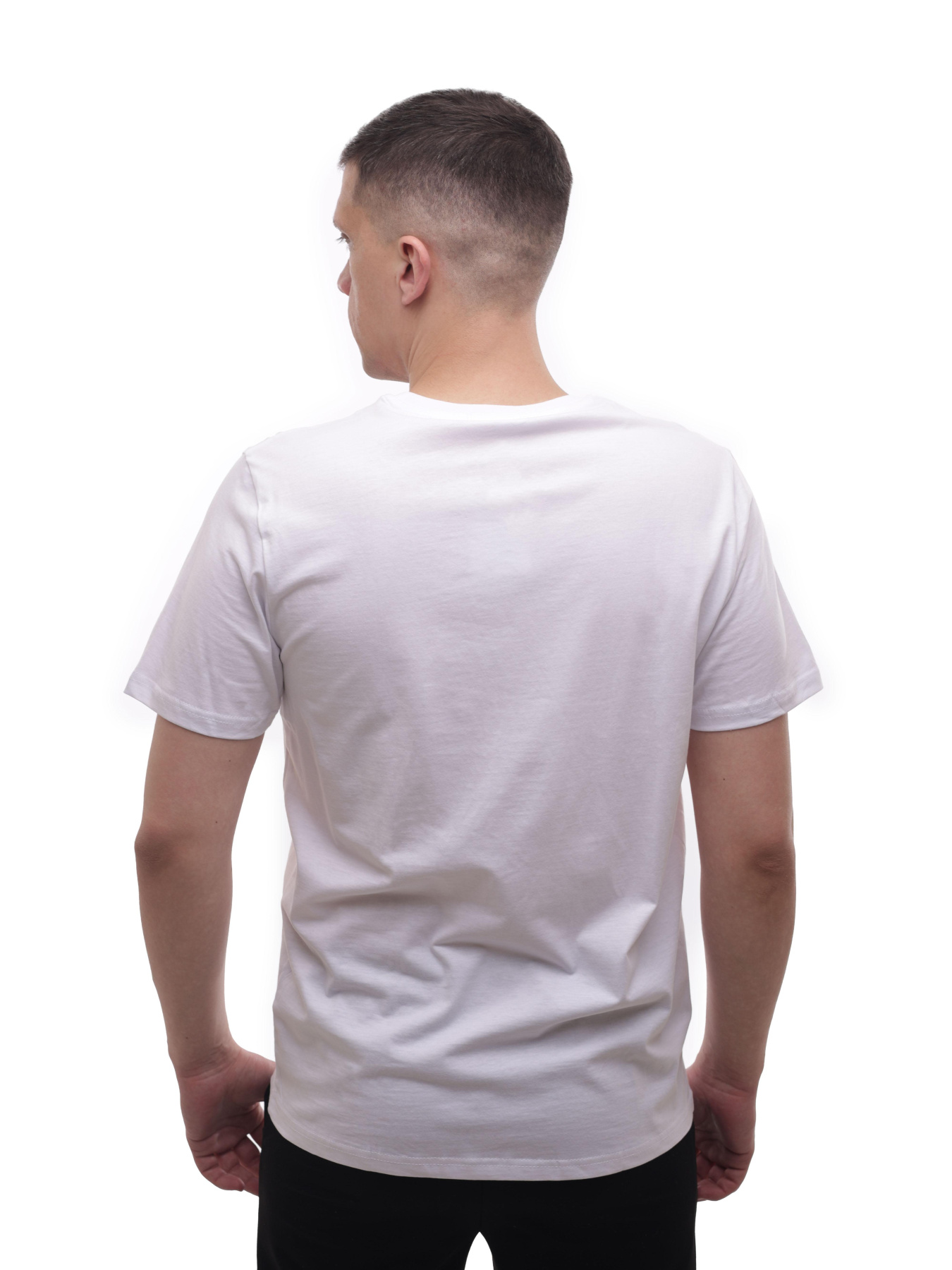 Футболка чоловіча Білий BEKI модель 719447 Фото