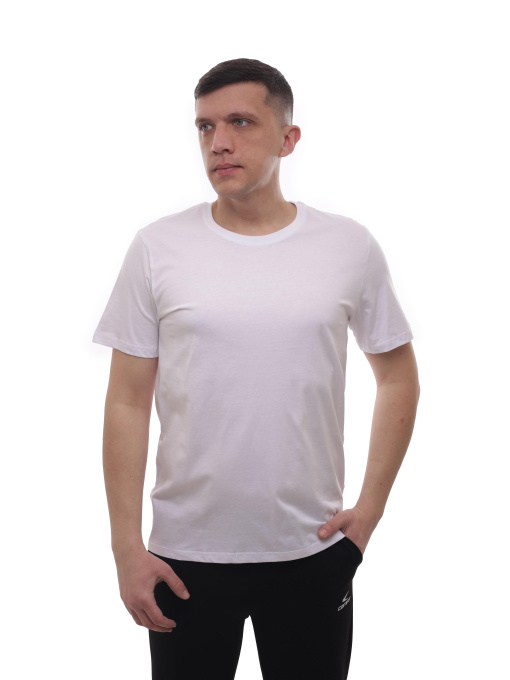 Футболка чоловіча Білий BEKI модель 719447 Фото