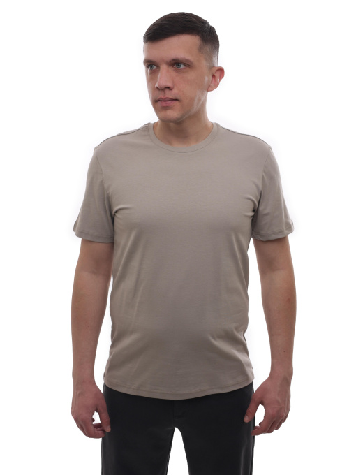 Футболка мужская Бежевый BEKI модель 719450 Фото