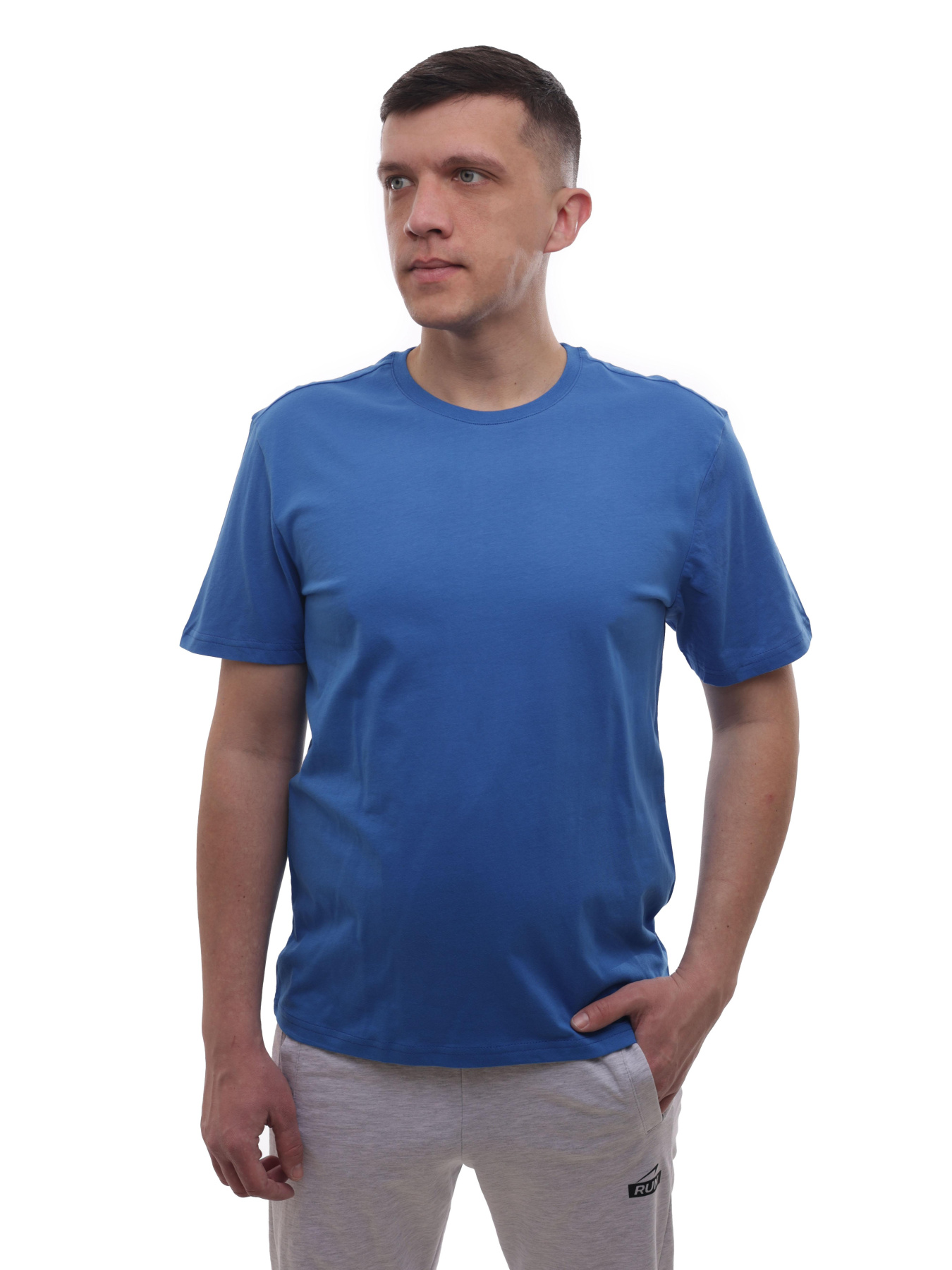 Футболка мужская Синий BEKI модель 719452 Фото