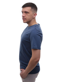Футболка мужская Тёмно-синий BEKI модель 719453 Футболка мужская Тёмно-синий BEKI модель 719453 Фото