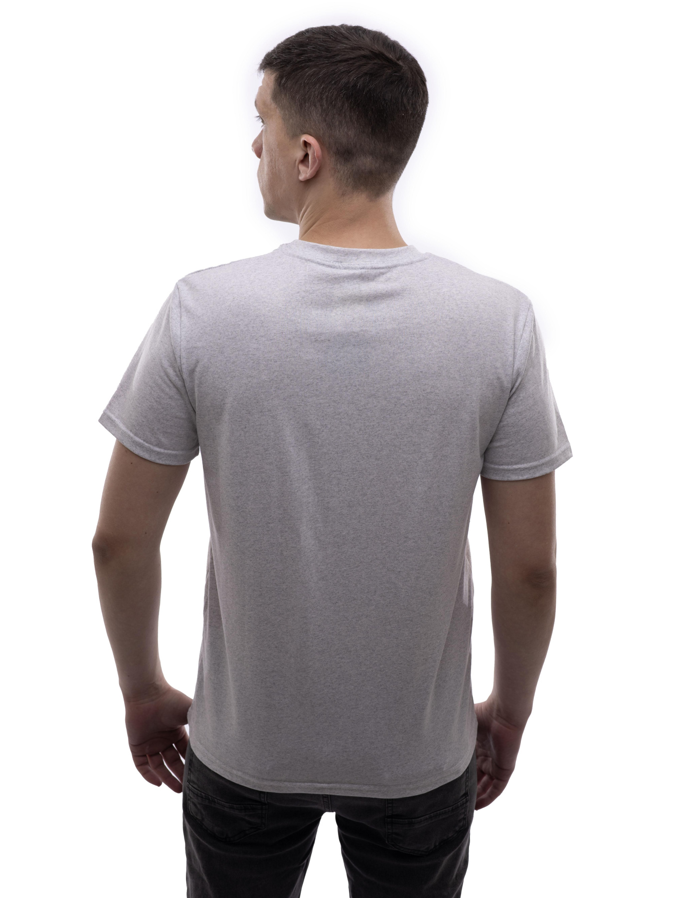 Футболка мужская Светло-серый LUMO модель 701655 Фото