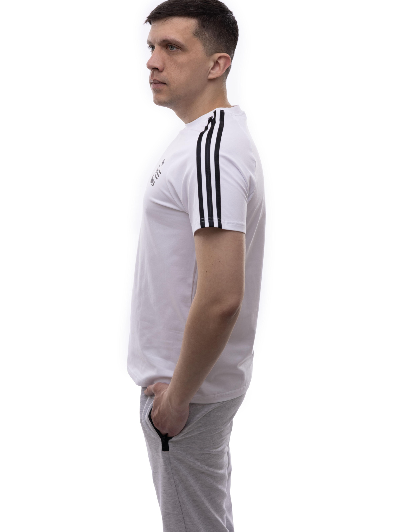 Футболка мужская Белый STREAM модель 701811 Фото