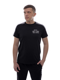 Футболка мужская Белый/чёрный STREAM модель 701813 Фото