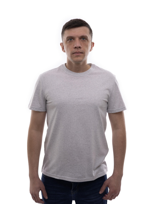 Футболка мужская Светло-серый LUMO модель 702023 Фото