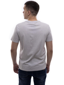 Футболка мужская Светло-серый LUMO модель 702023 Футболка мужская Светло-серый LUMO модель 702023 Фото